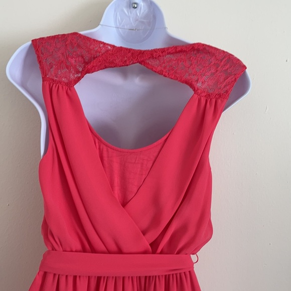 Express: Coral dress - Picture 4 of 6